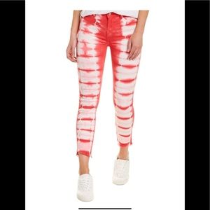 DL 1961 Mid Rise Skinny Sunrise tie dye 25 NEW